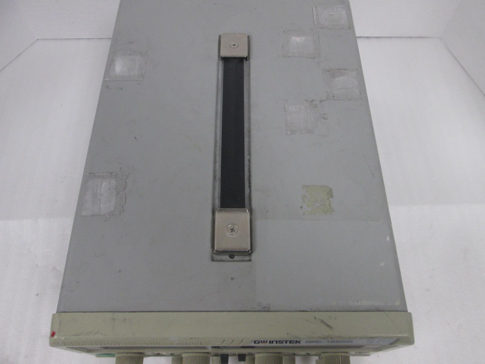 GW INSTEK GPC-18500 LABORATORY DC POWER SUPPLY DUAL TRACKING WITH 5V FIXD