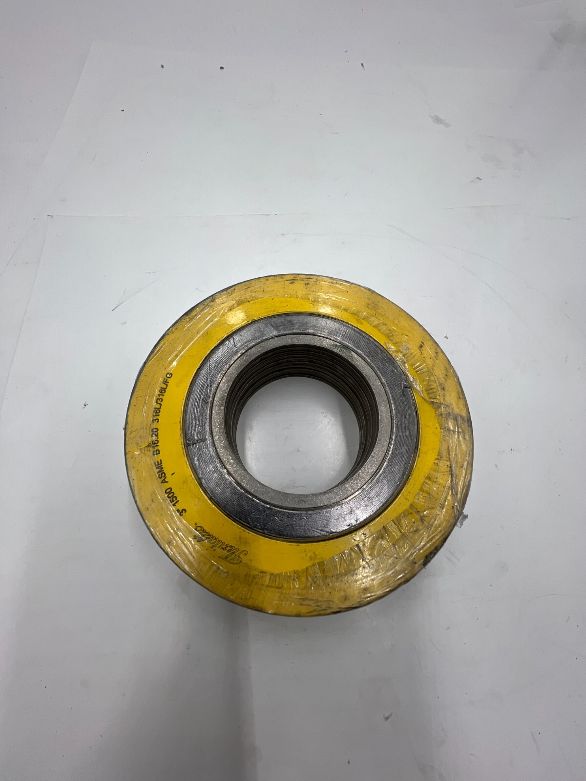 (QTY 10) Flexitallic 030150202085 Spiral Wound Gasket 3″ 1500 ASME B16.20 Yellow