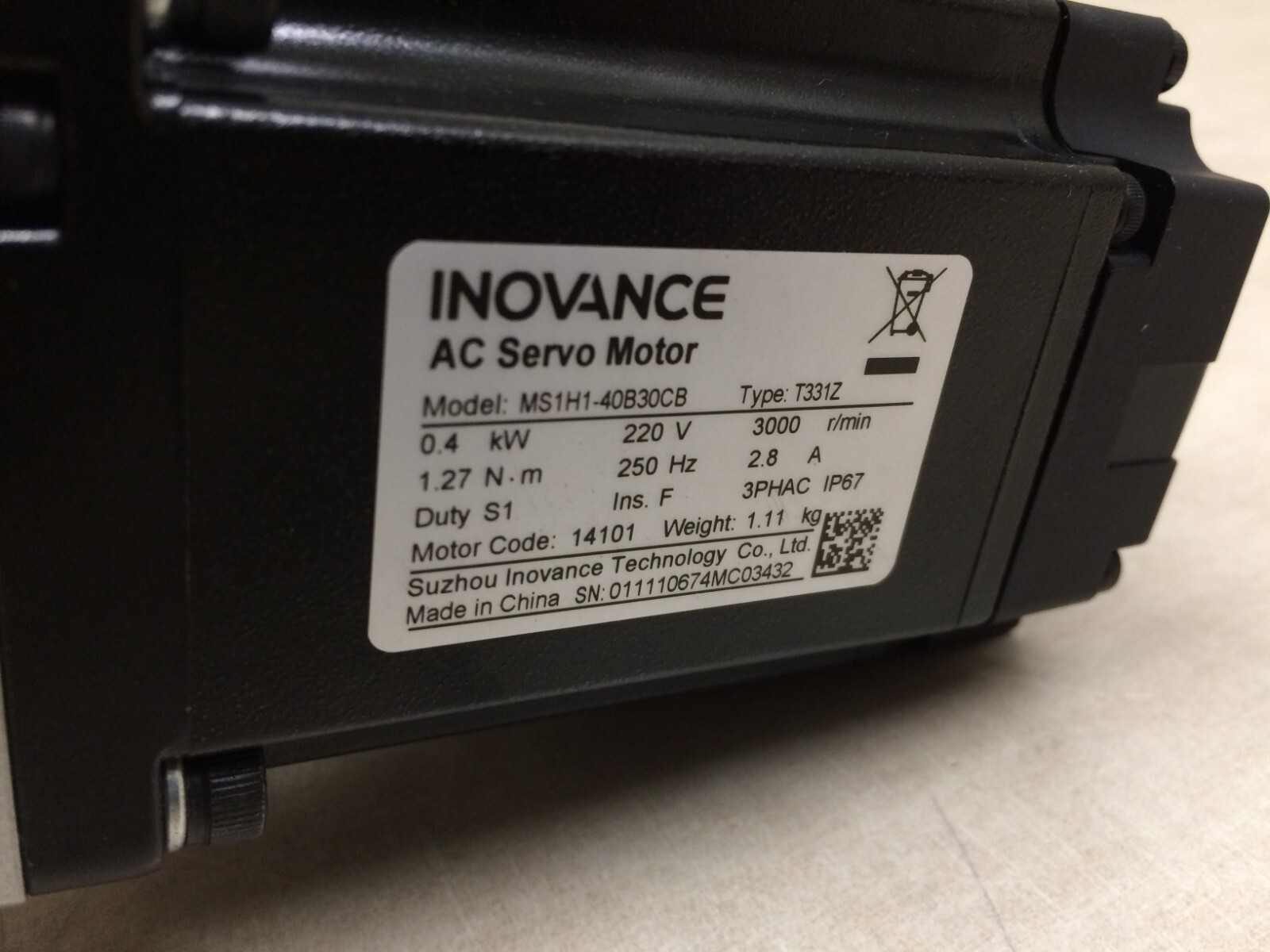 Picker Placer Assembly Inovance Motor Machine Parts SV630P Control