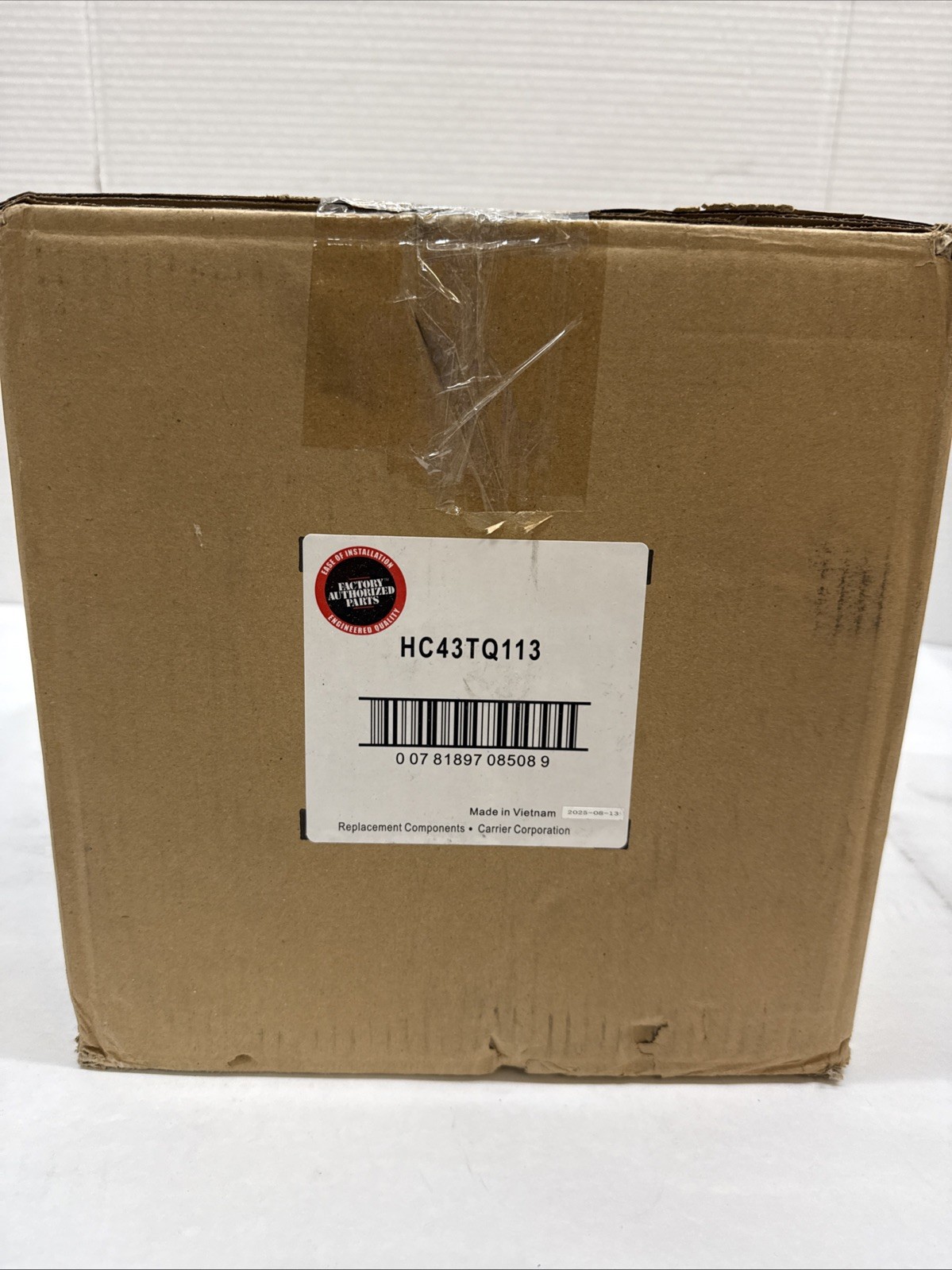 Carrier HC43TQ113 115v 1/2hp 1075rpm 3spd Motor HVAC System