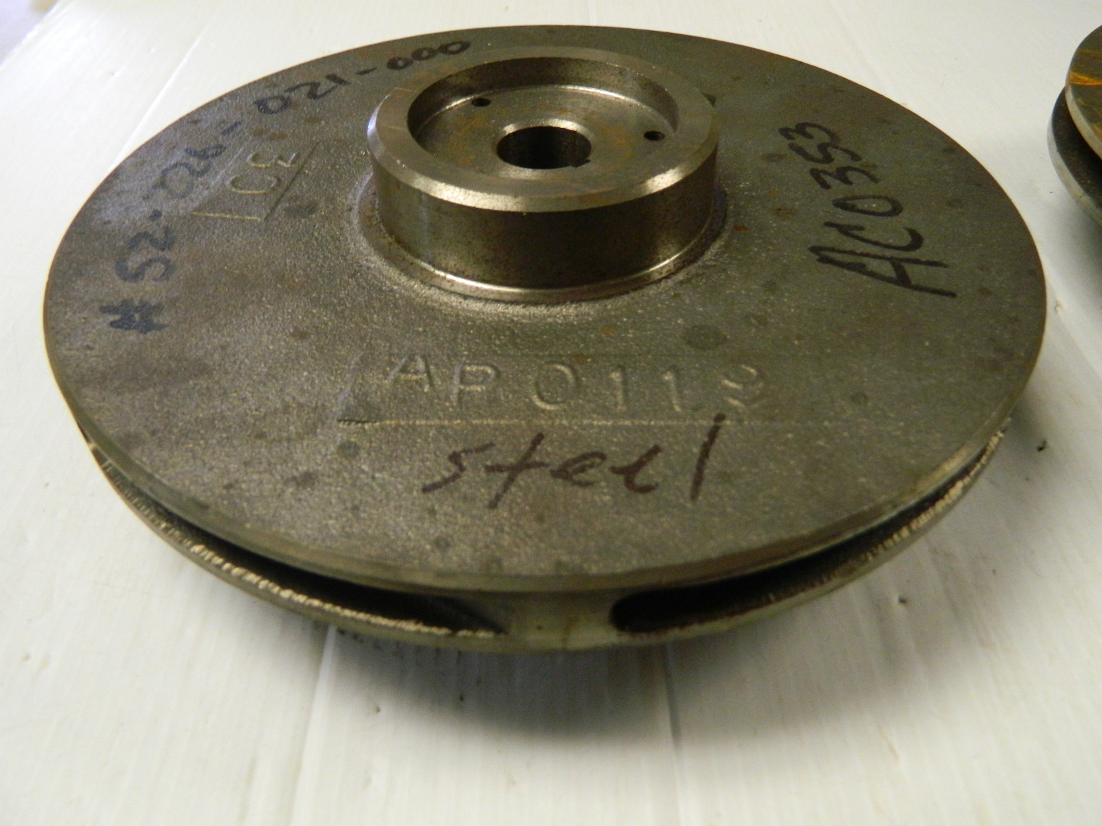 NEW ITT STEEL IMPELLER PMPTITT33003 AP0119 52-226-021-000