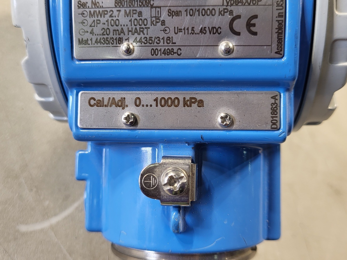 SURPLUS NEW ENDRESS+HAUSER PMP71-WCC1P21RAAAU Cerabar-S Digital Pressure