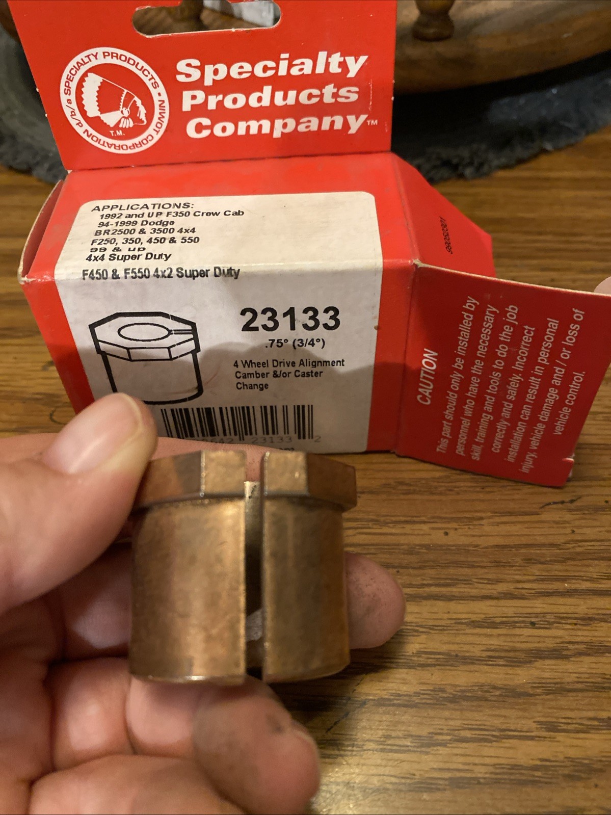 (1265) Specialty Products Company SPC 23133 3/4° 4X4 Cam/Cas Slv