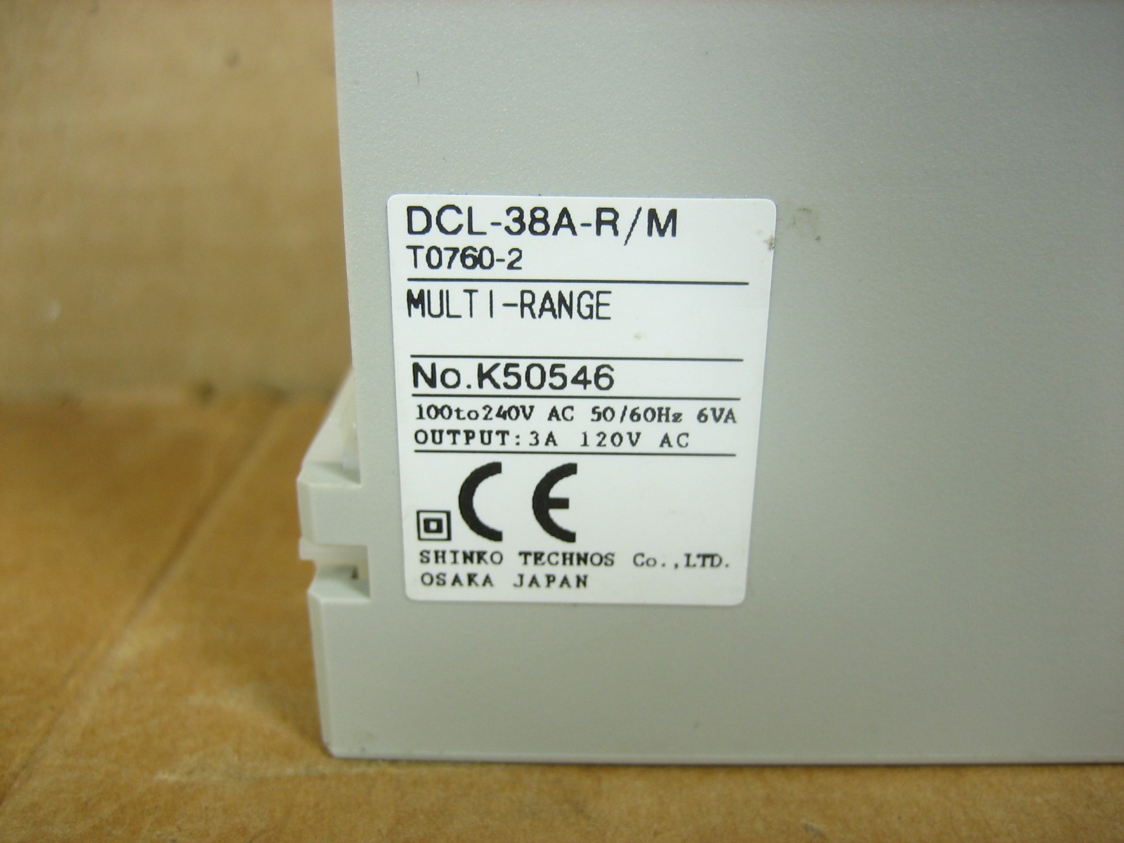 SHINKO TECHNOS DCL-38A-R/M, Used