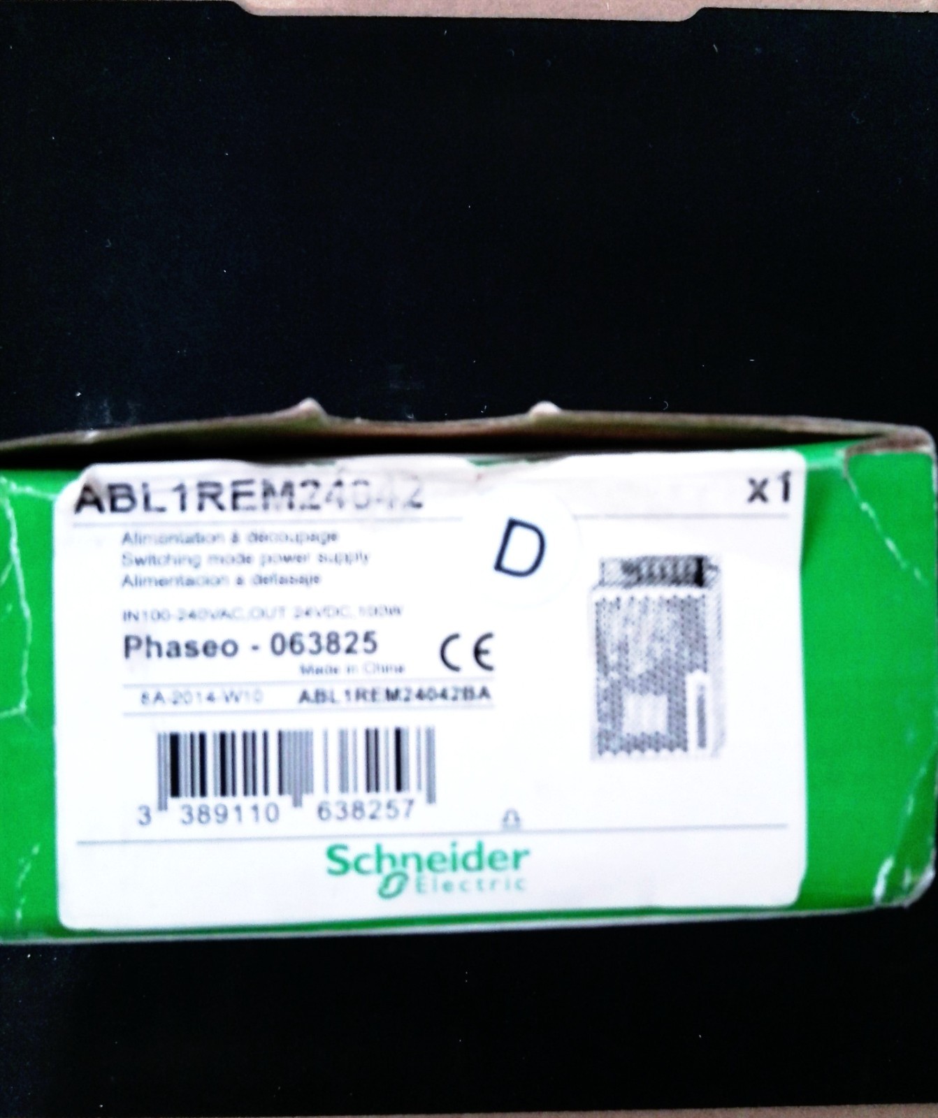 SCHNEIDER ABL1REM24042 SWITCHING MODE POWER SUPPLY NEW