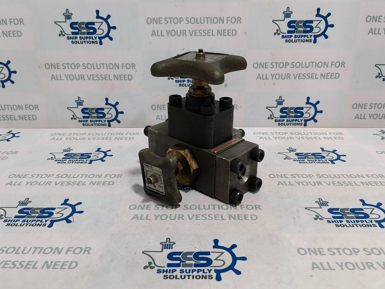 Hirose Valves HF-ACC-K-10X10-23 Hydraulic Valve Manifold Mount W/Handwheel