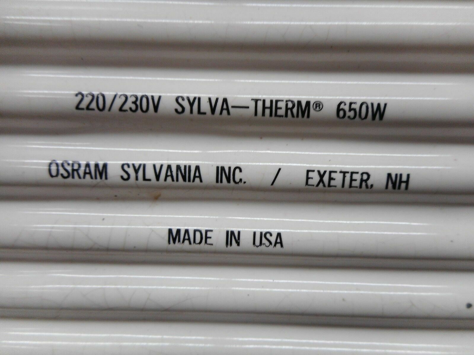 OSRAM SYLVANIA SYLVA-THERM 062828 Heater 650W 220/230V 416035013 New Old Stock