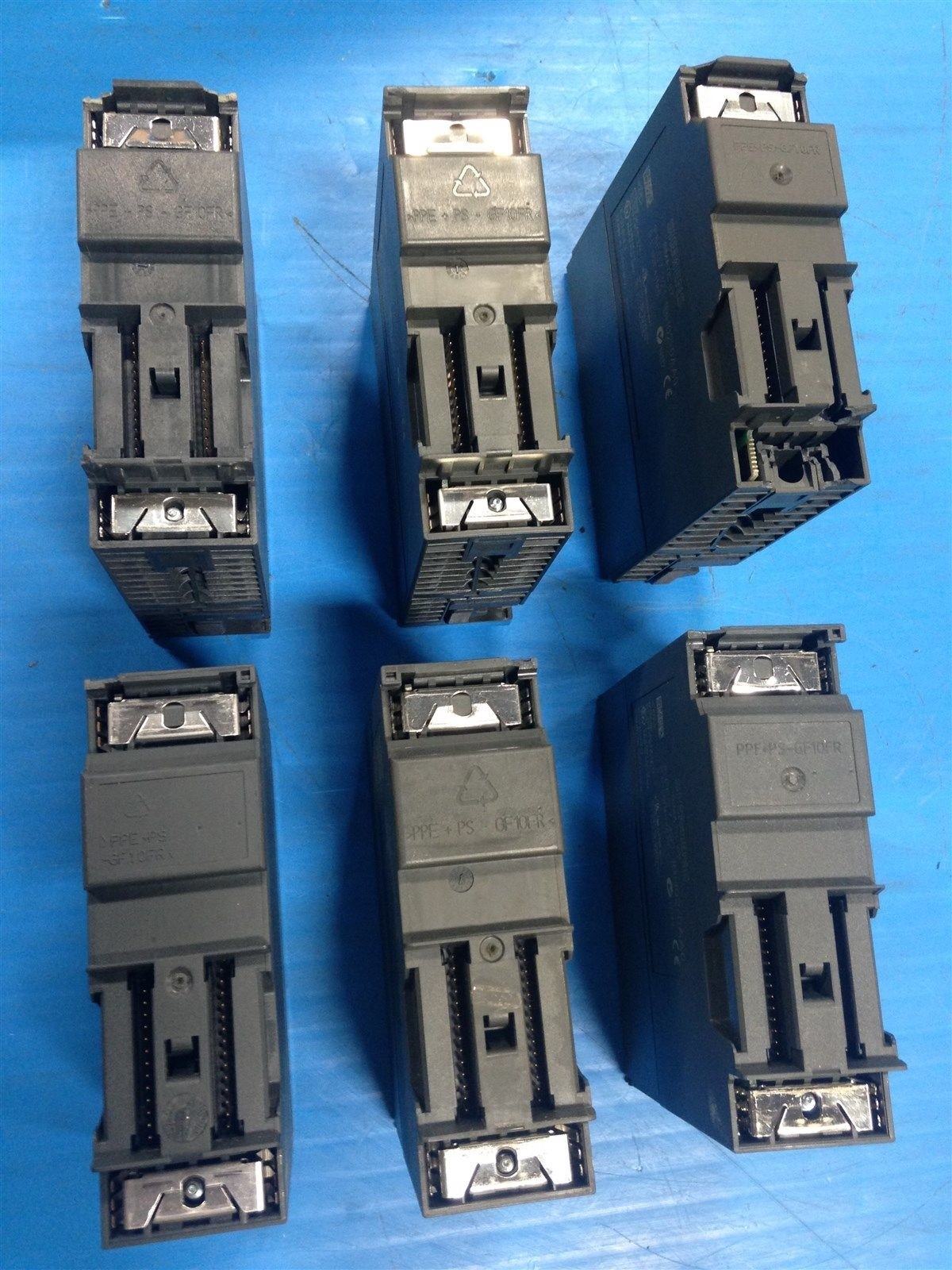 USED LOT OF 6 SIEMENS 6ES7 321-1BH02-0AA0 DAMAGED DURING REMOVAL (D5)