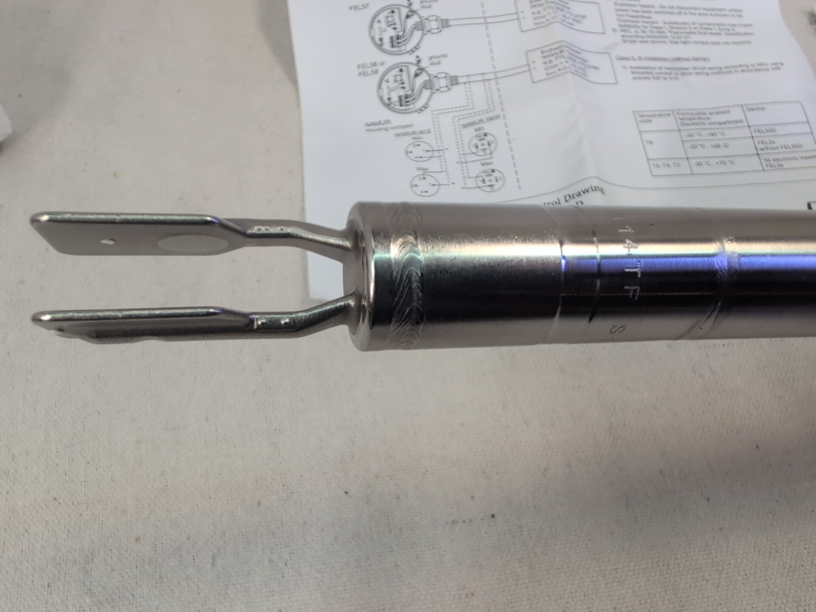 ENDRESS HAUSER LIQUIPHANT M FTL51-CAHH8/0 10IN, LEVEL SWITCH VIBR