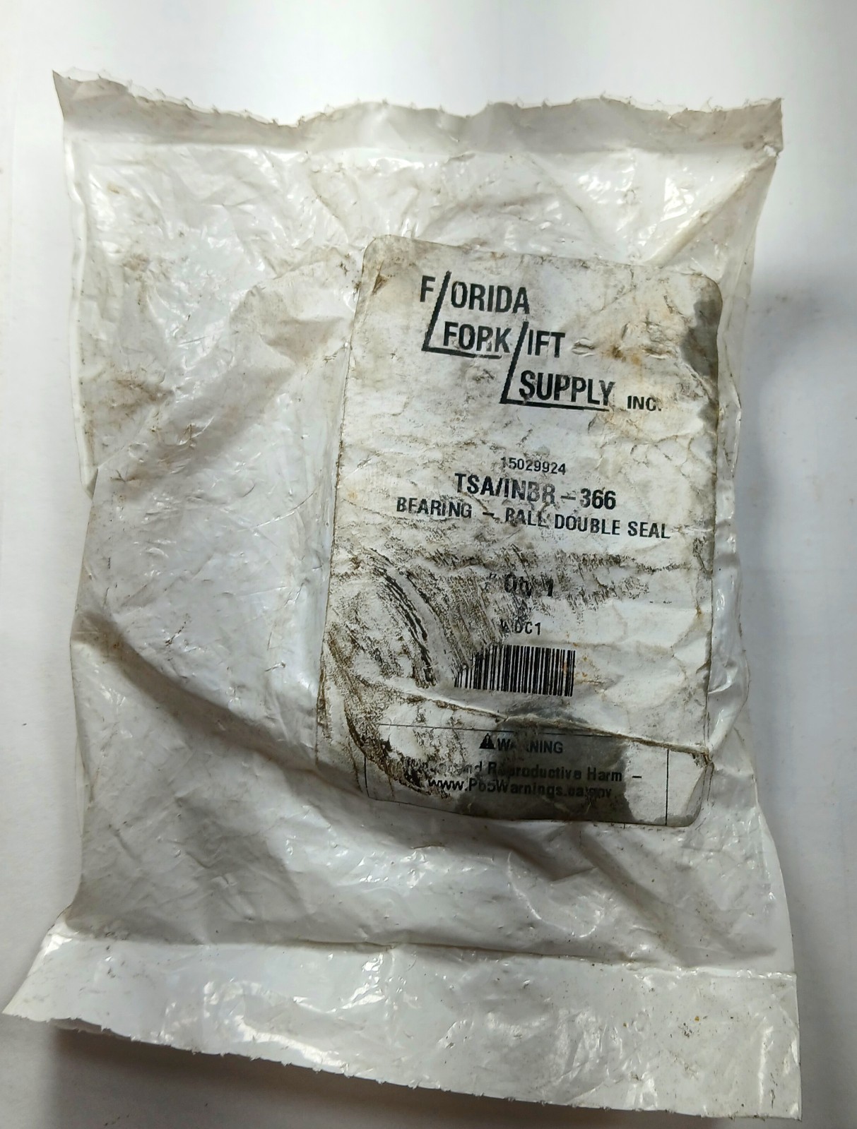 1 NEW FLORIDA FORKLIFT TSA/INBR-366 DOUBLE SEAL BALL BEARING NNB **MAKE OFFER**