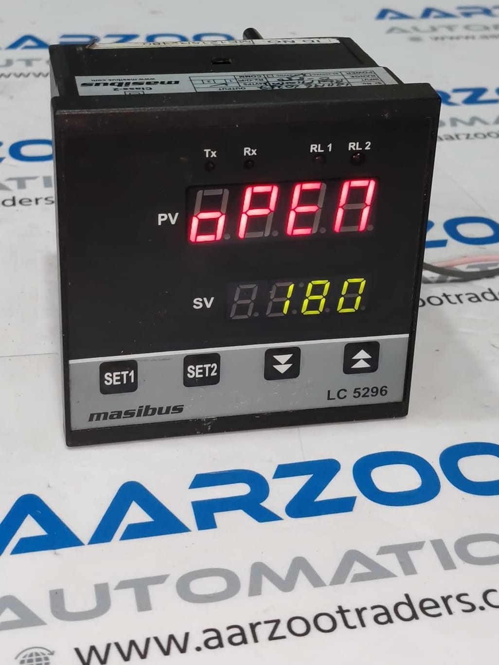 MASIBUS LC 5296 SINGLE LOOP PID CONTROLLER LC-5296 TEMPERATURE CONTROLLER USED