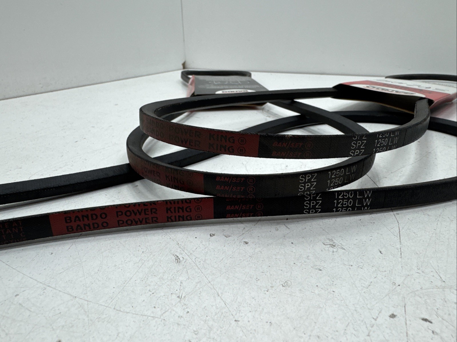 (Qty.3) Bando SPZ1250LW , SPZ-1250-LW , SPZ 1250 LW , Standard V-belt