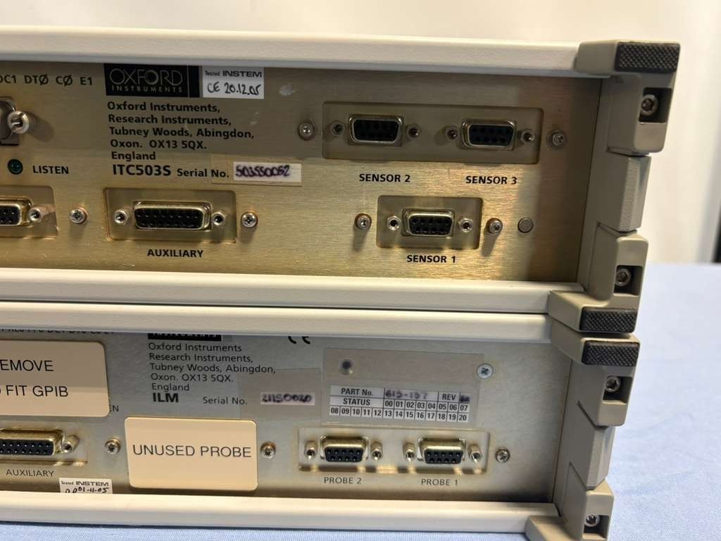 Oxford ITC 503S Intelligent Temperature Controller & Level Meter ILM 211S
