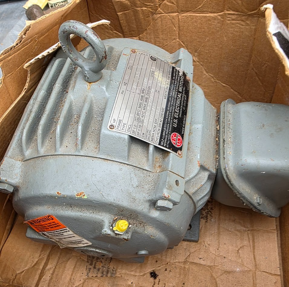 US Electrical Motors 2HP 3 PH 213 Frame 230/460 Volts 51205LR