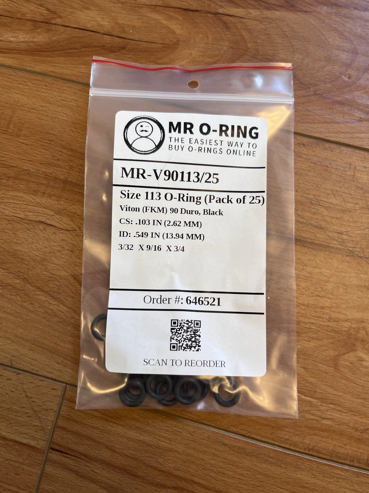 Mr. O-Ring Lot — 7 bags of assorted o rings
