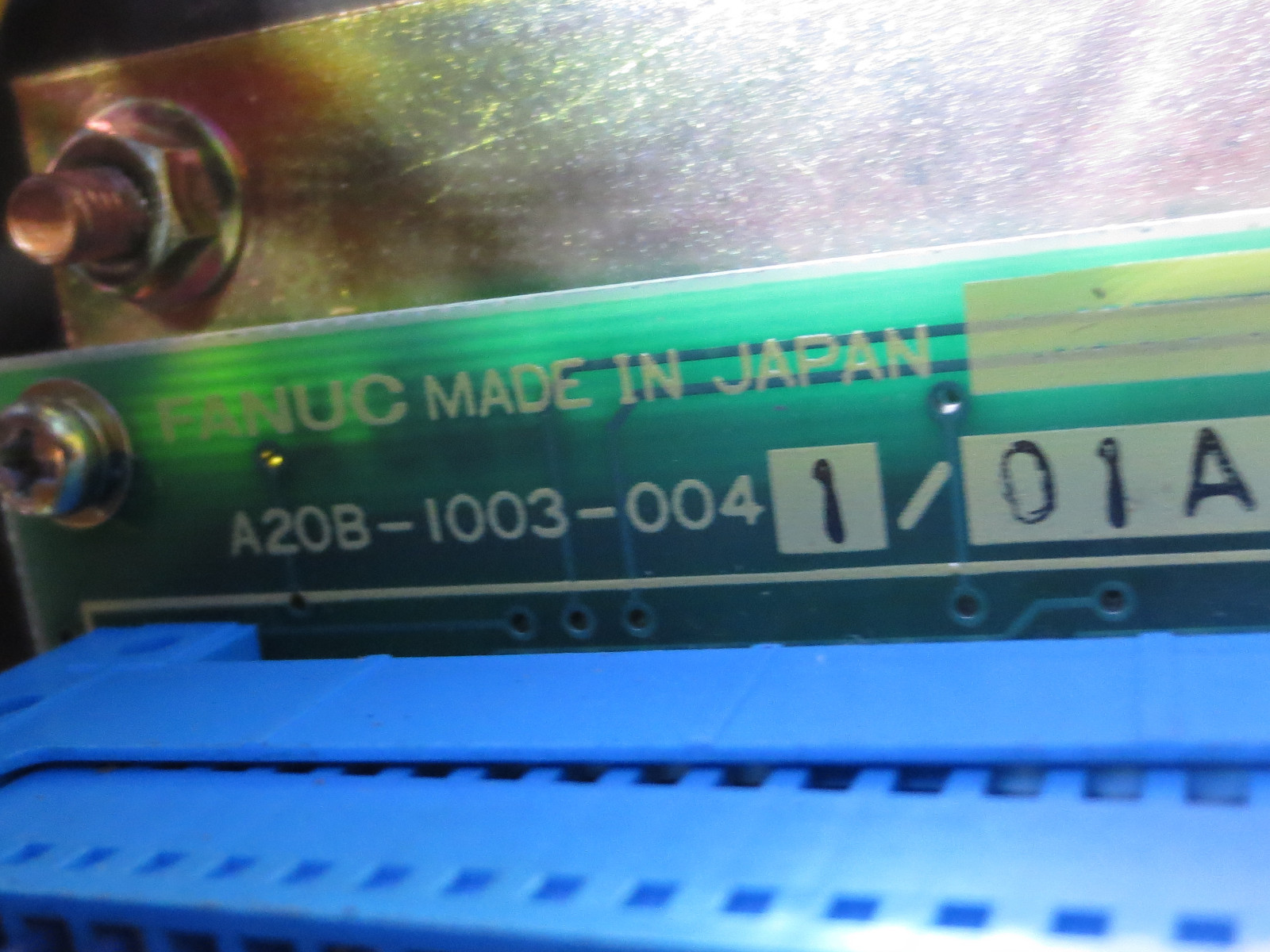 FANUC ROBOTICS OPERATOR’S PANEL A05B-2051-C121 A20B-1003-0041/01A EACH 1