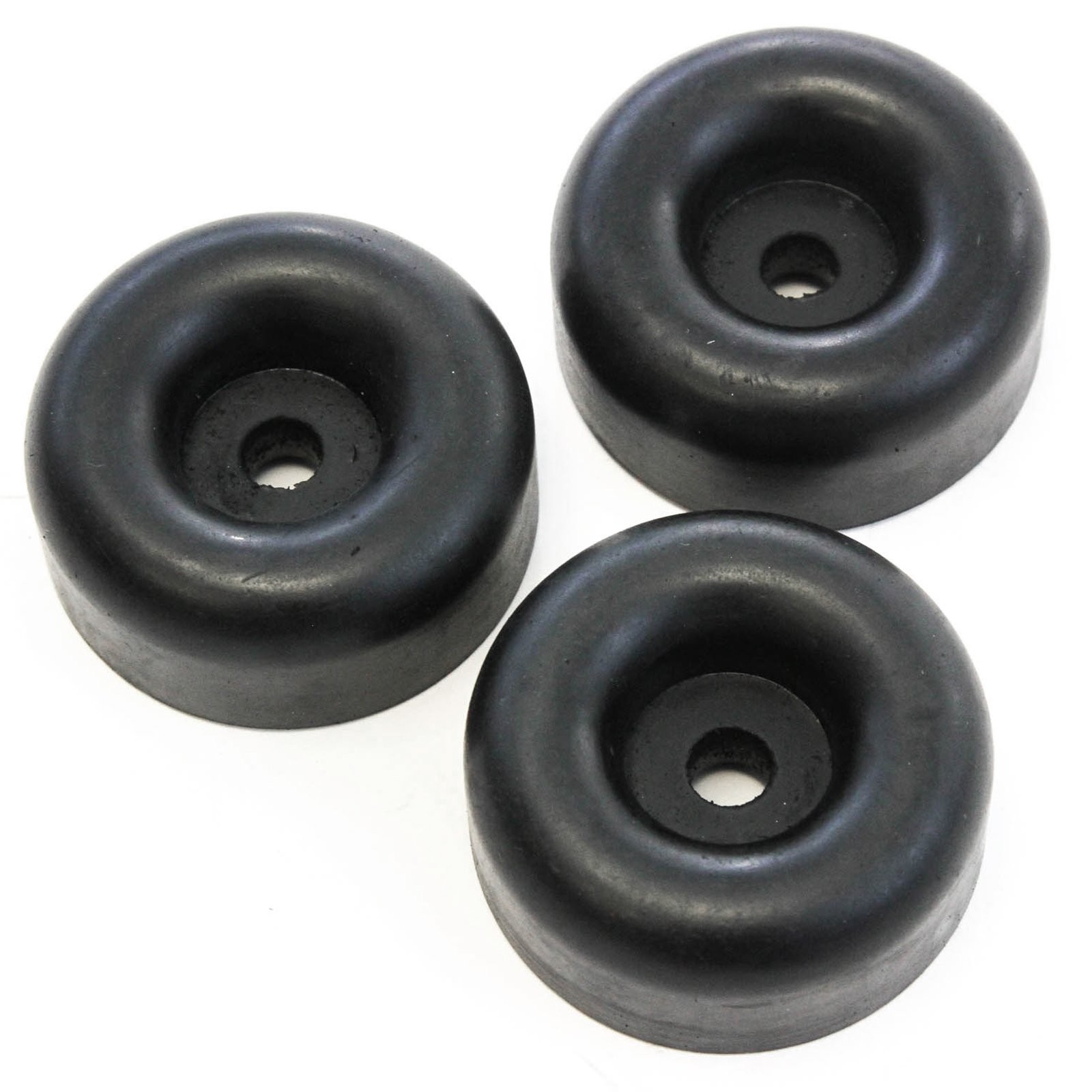 3 Rubber Bumpers for Trailer Compatible with Ramp Door Truck 2.5 Inches Round…