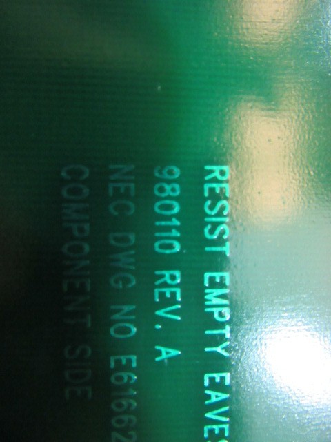 NEC ELECTRONICS AMERICA INC 980110 NEW (Not in Original Packaging) RESIST EMPTY