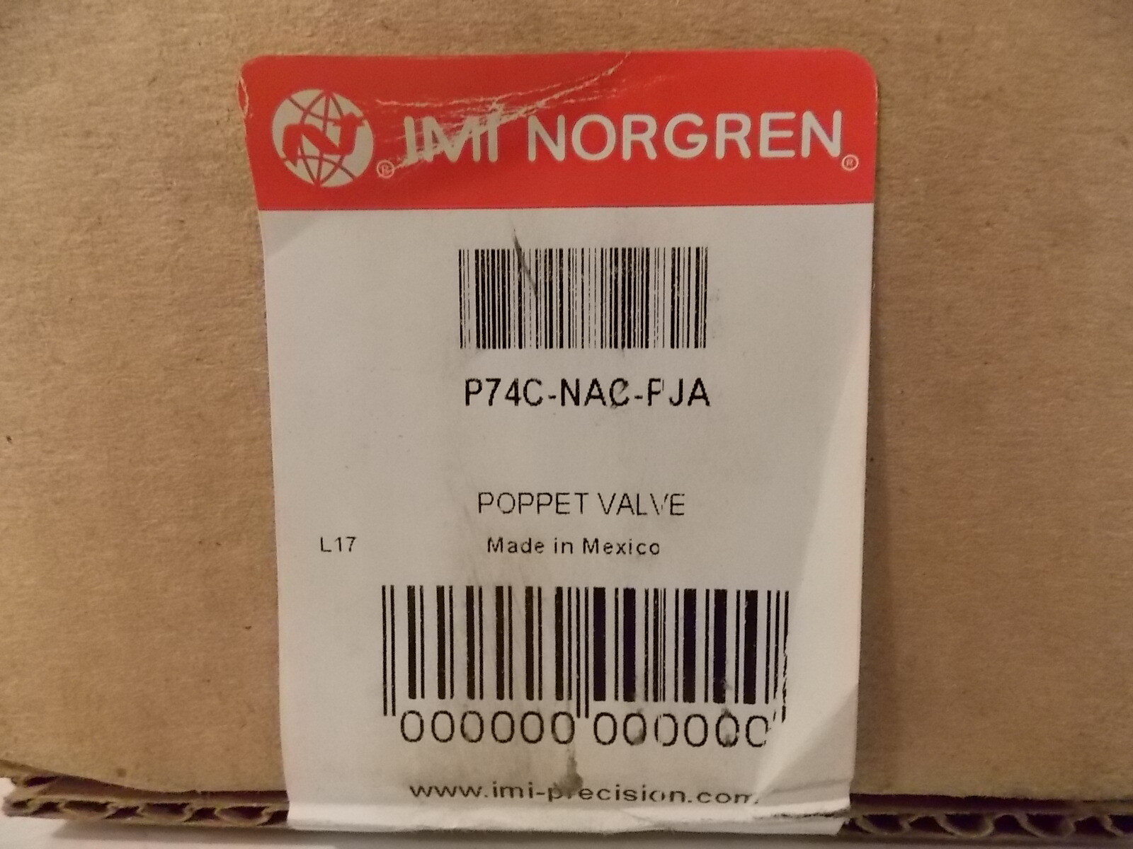 NEW IMI Norgren P74C-NAC-PJA Poppet valve directional control