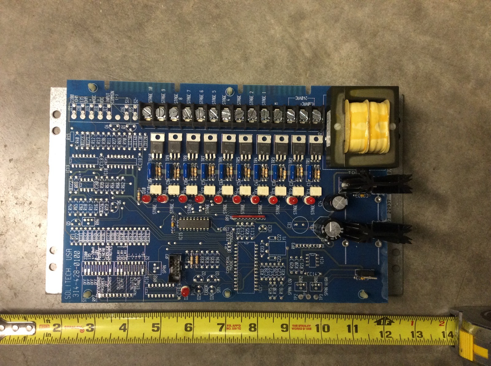 Solitech 201-S95-S10-2 Control Circuit Board 120V/240V