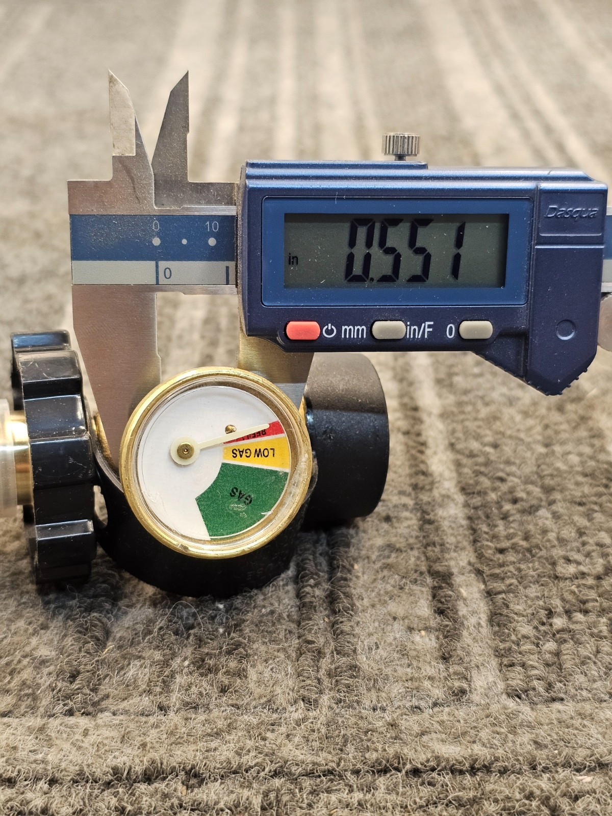 (QTY 2) Propane Gas Tank Brass Gauge Adapter Converts Old to New Connection Type