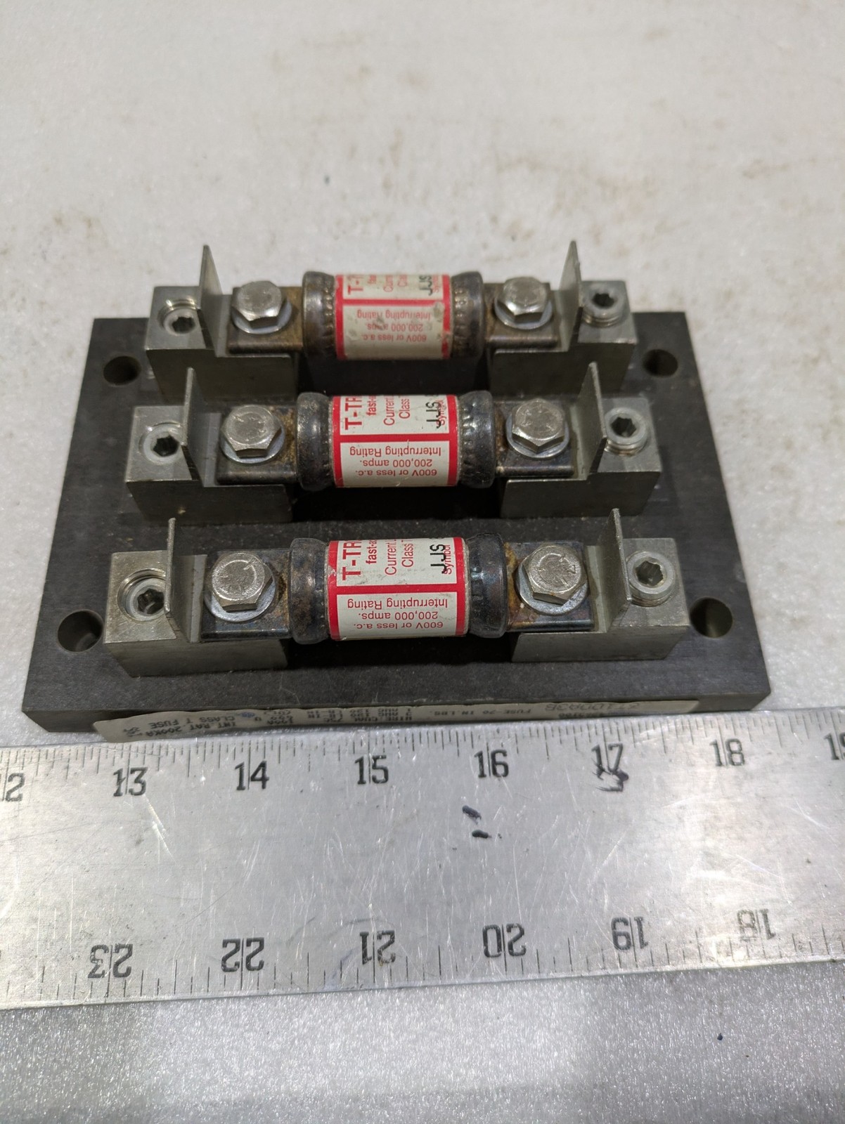 MARATHON 6T100A3B FUSE-70 100A 600V CLASS T FUSE 200KA … FUSE HOLDER ONLY
