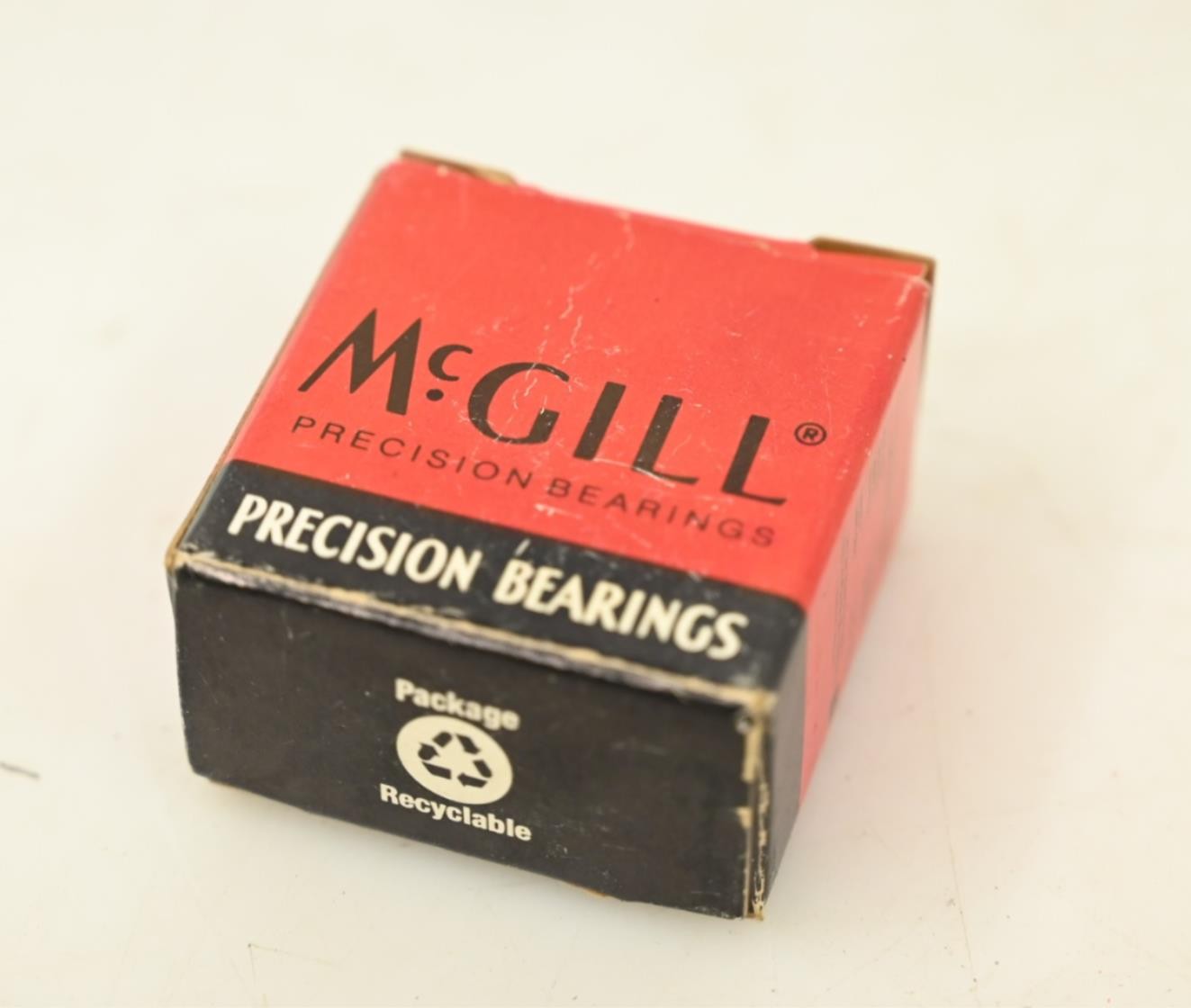 McGill CF 1/2 N SB Flat Cam Follower, Cylindrical Steel, 1/2 in