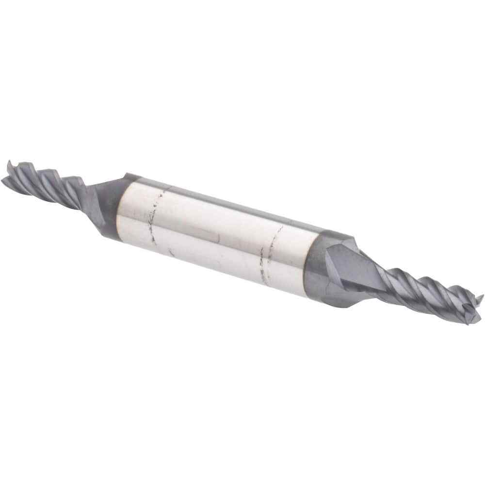 Accupro 12185121 Square End Mill: 3/16″ Dia, 1/2″ LOC, 3/8″ Shank, 3″ OAL