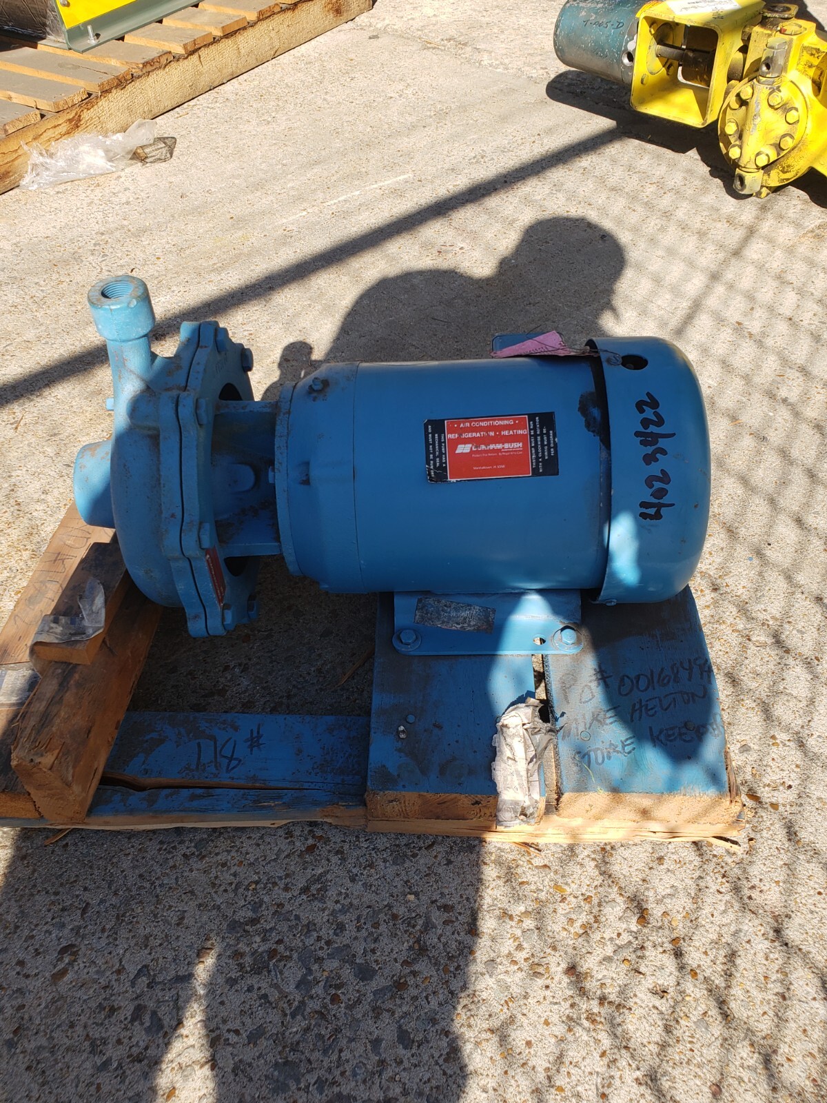 DUNHAM BUSH A7B62-2-3HP-AXD-3TEFC PUMP