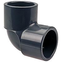 NIBCO INC CA06450 4507 1/4 SOC 90 ELL PVC 80