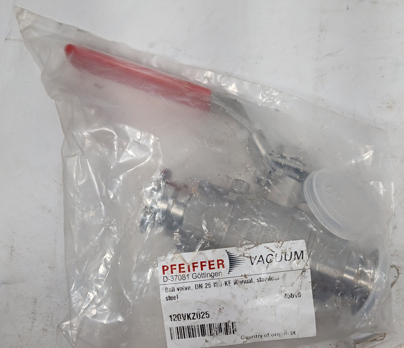 1 NEW PFEIFFER 120VKZ025 BALL VALVE NNB ***MAKE OFFER***
