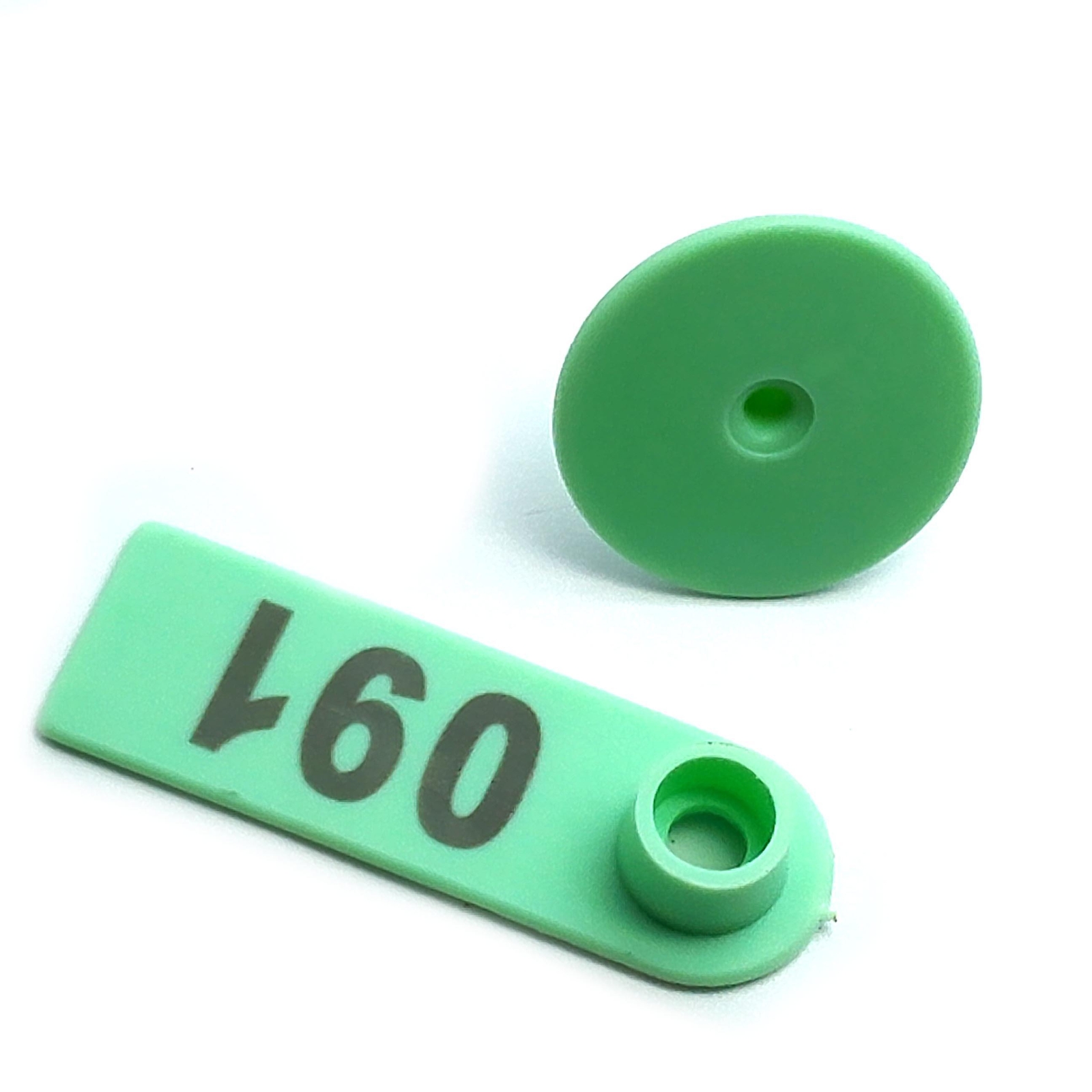 100x Green 001-100 Number Plastic Livestock Ear Tag For Goat Sheep
