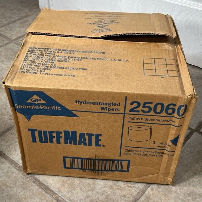 TuffMate 25060 Heavy Duty Perforated Shop Towels 1 Roll/800 NOS Georgia-Pacific