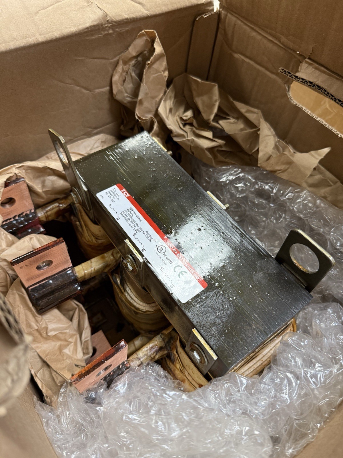 KDRJ1L TCI Line reactor 480V, 3PH, 477A, 400HP, 3%