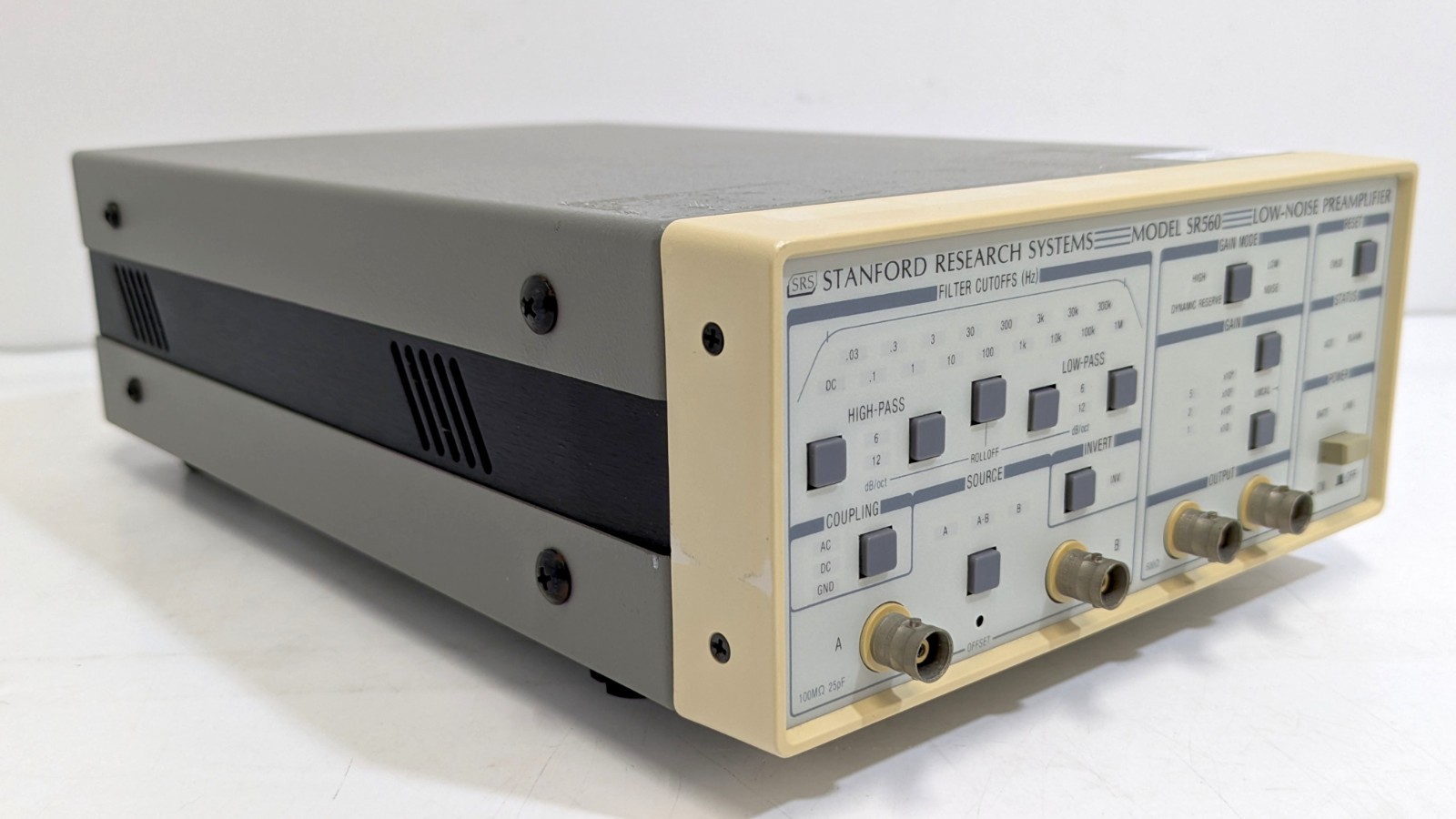 SR560 [Calibrated] Low Noise Voltage Preamplifier SRS S/N:96332