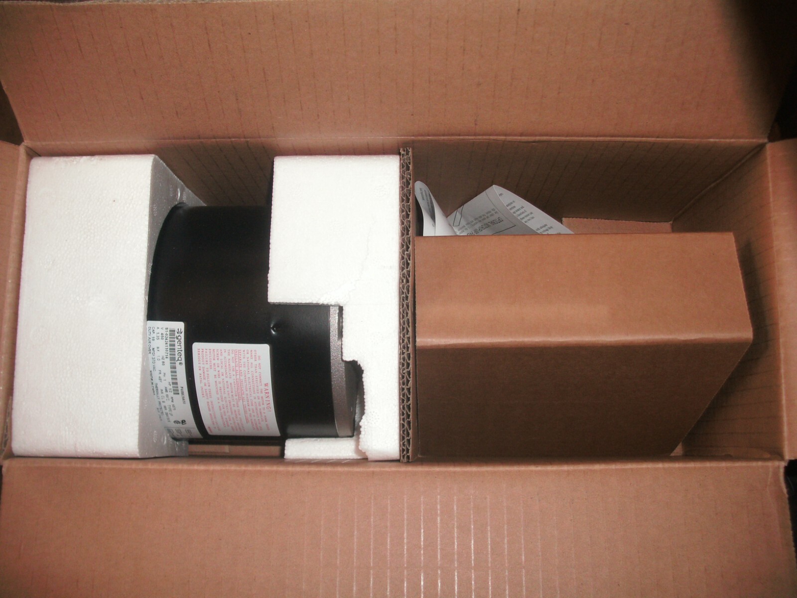 GENTEQ F48M29A50 S1-02424110714 1/2 HP 460-380/415 V 1075 RPM MOTOR – 3 AVAIL