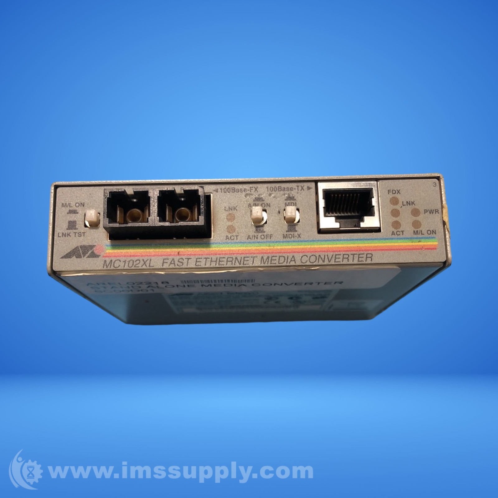 ALLIED TELESIS AT-MC102XL Fast Ethernet Media Converter FNIP