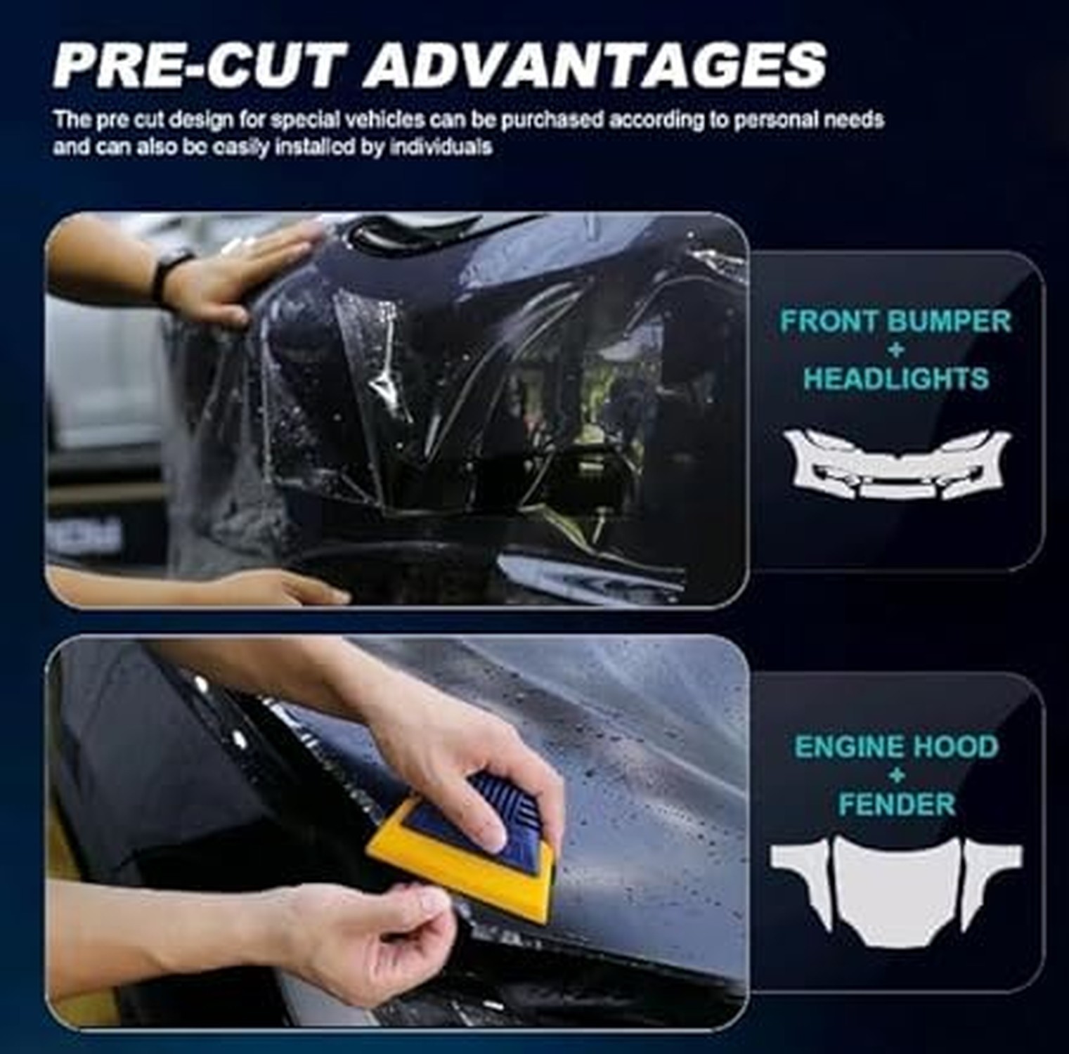 Precut Car Paint Protective Film for Tesla Model Y 2017-2025 (Not for Juniper…