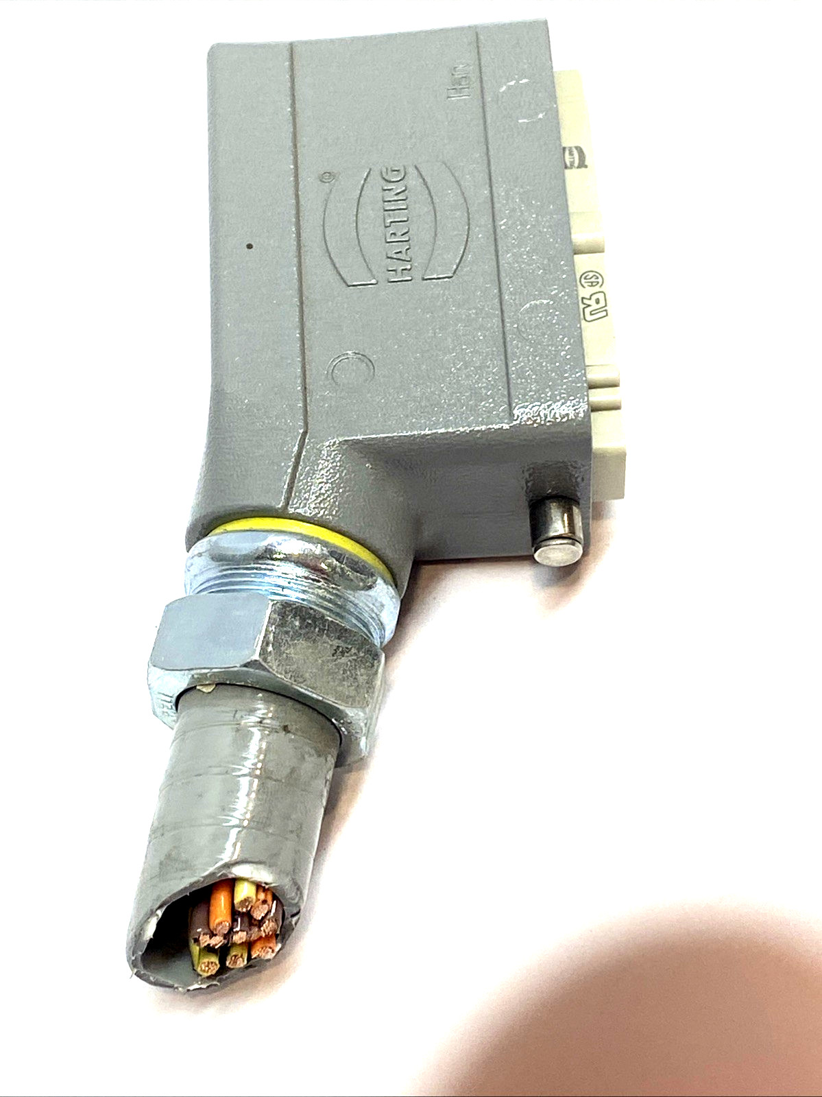 Harting Han 16B Side Entry Hood M25 w/ 09330162601 Insert Connector Industrial