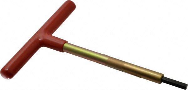 Made in USA 1/4″ Hex, T-Handle, Hex Key