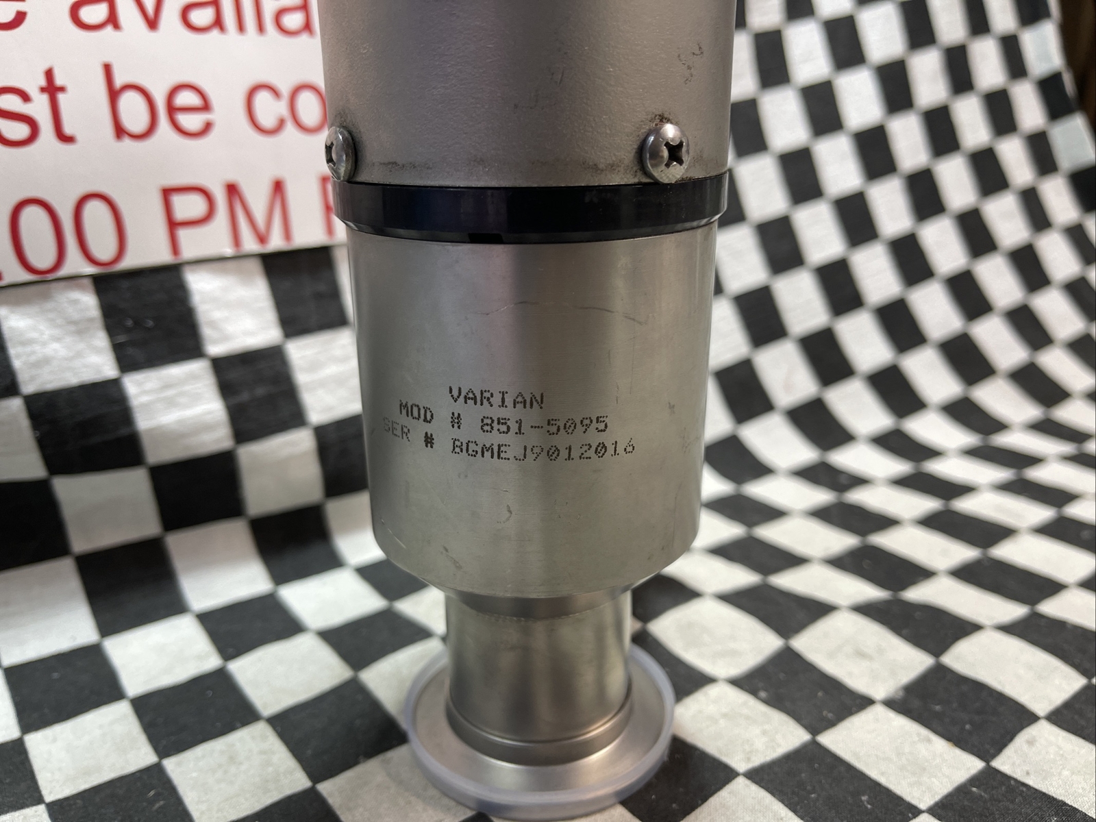 VARIAN 851-5095, 8515095, ANGLE VALVE KF-40, NW-40, QF-40, SHIPSAMEDAY