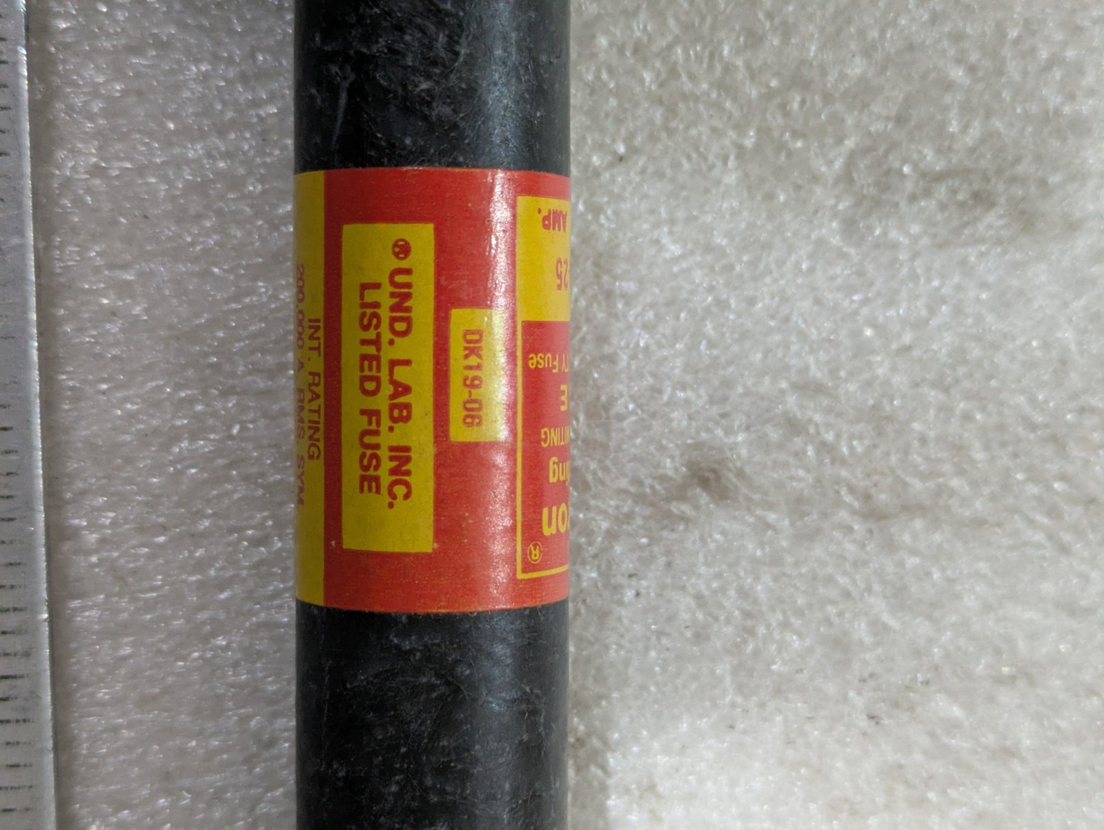 Bussmann KWS-R-25 Limitron Fast Acting Fuse 25A 600V Current Limiting RK1 Eaton