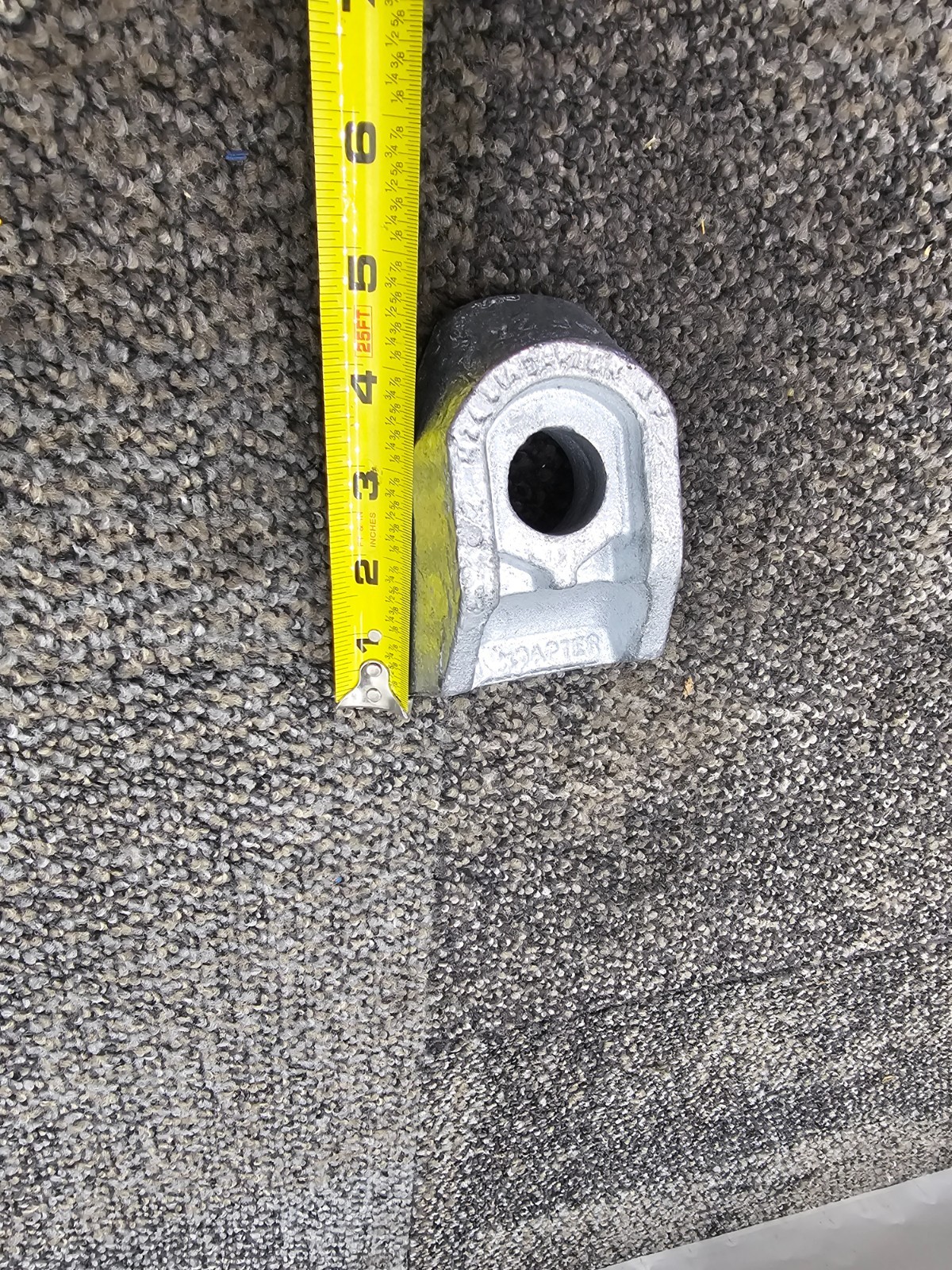 Lindapter AF24 Type AF High Slip Resistant Girder Clamp – Silver Color