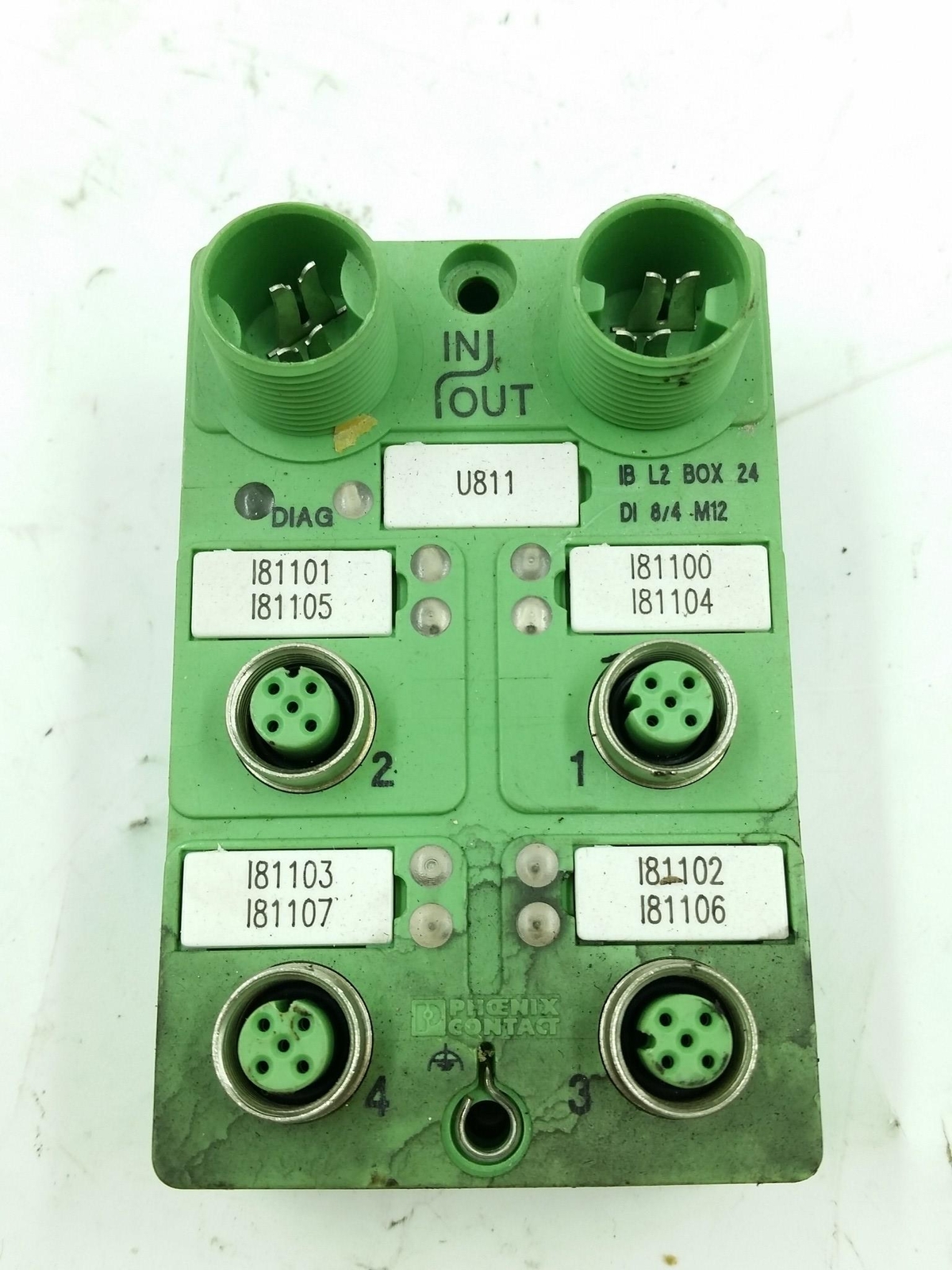 Phoenix Contact Interbus Module IB L2 BOX 24 DI 8/4 M12