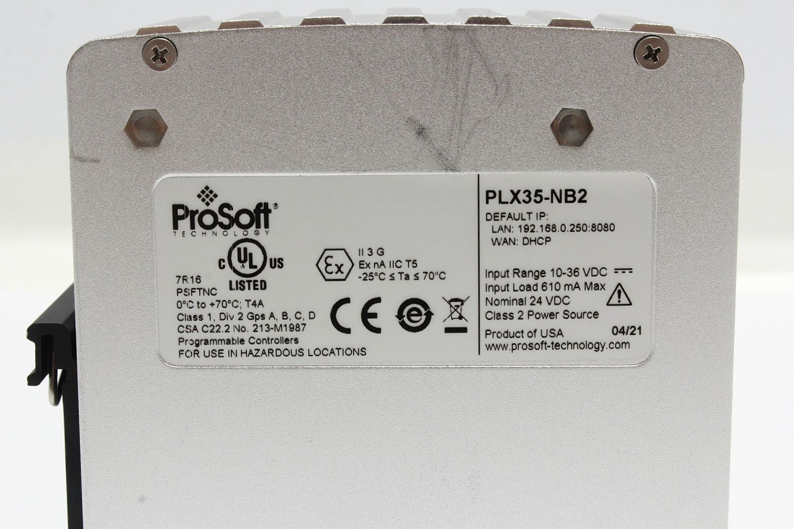 NEW ProSoft PLX35-NB2 Network Bridge