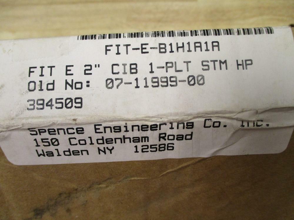 Spence Engineering FIT-E-B1H1A1A Fittings Kit FITEB1H1A1A
