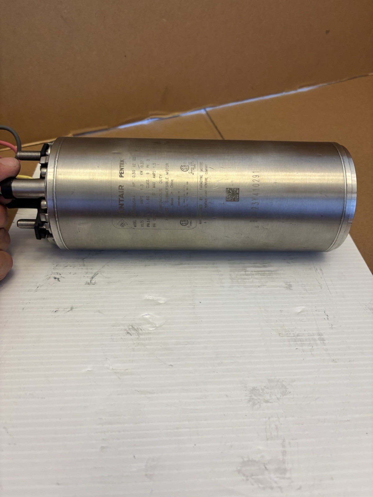 Pentair Pentek P43B0005A4 4″ Submersible Motor XE Series 3 Phase
