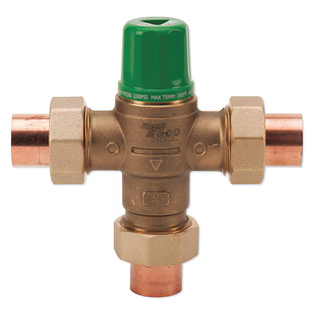 Taco 5003-C3 Mixing Valve, Forged Brass, 1 To 20 Gpm
