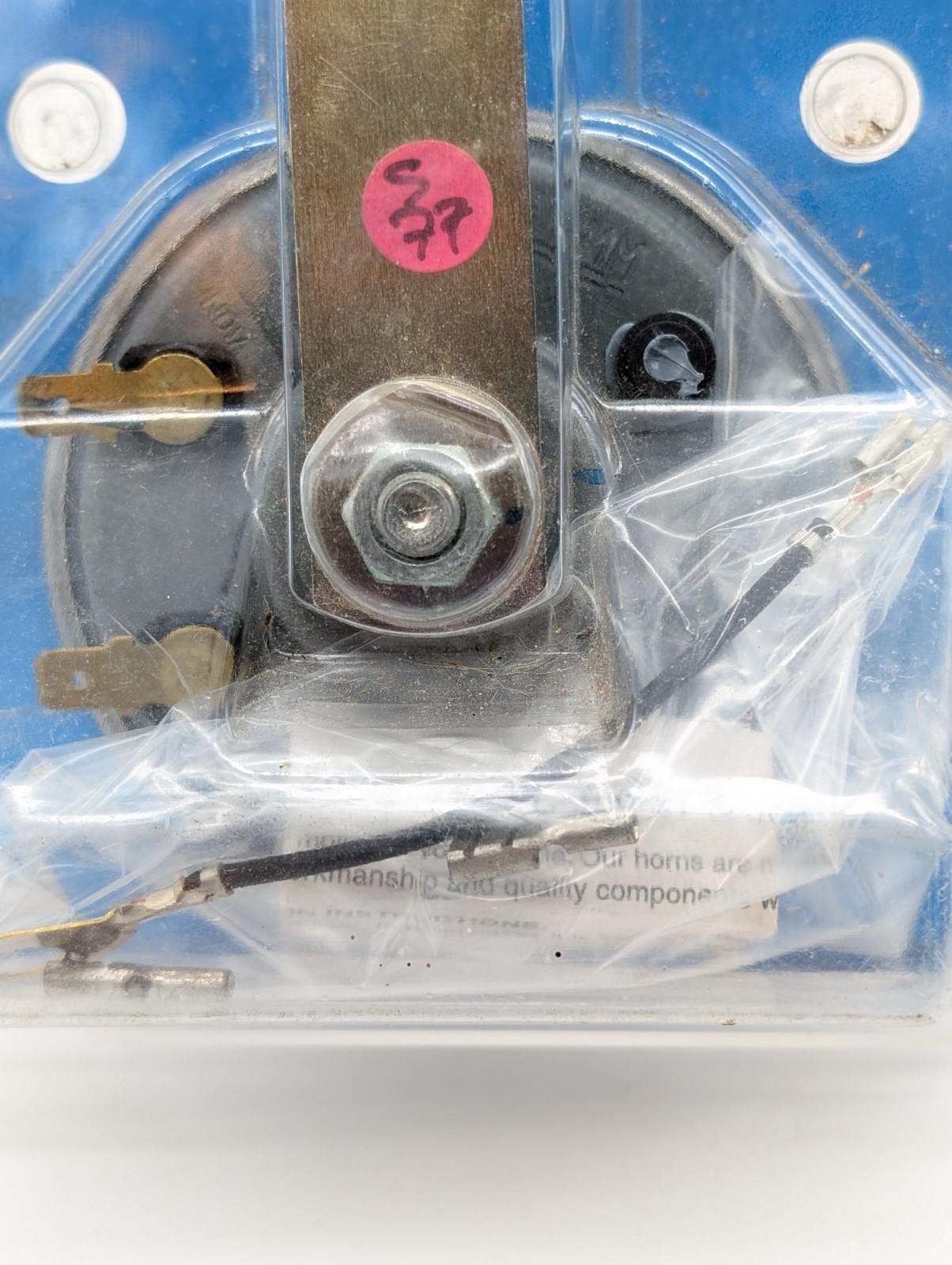 New WOLO 300-2T Disc Horn Low Tone 12-Volt 115 Decibels Universal Silver NIB