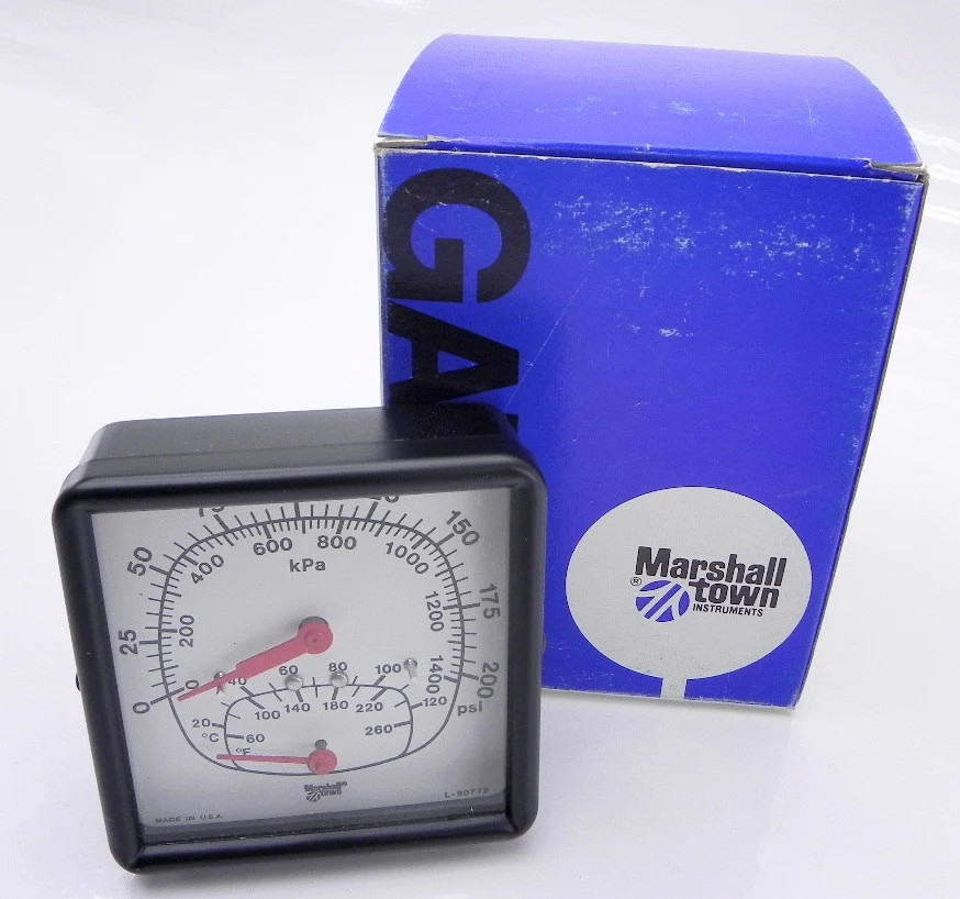 Marshalltown Pressure & Temperature Gauge G10347